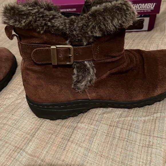 Khombu boots Lindsey suede water repellent women’s size 7 - Picture 5 of 6